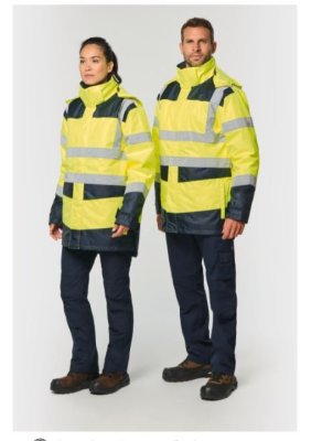 Werkjas WK veiligheidsparka 4-in-1